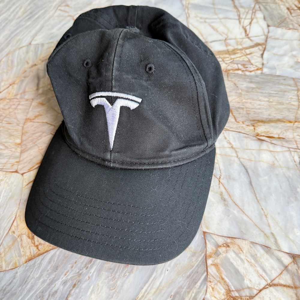 Tesla Charcoal‎ Gray Logo Cap